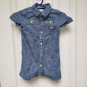 Ralph Lauren Denim Baby Onesie - size 6 months